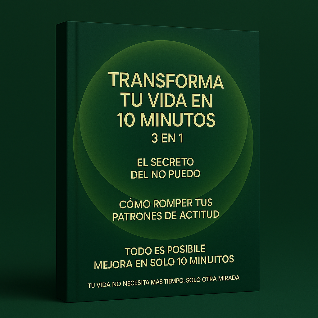 Transformá tu vida en 10 minutos - Libro 3 en 1
